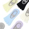 Calcetines de Yoga de Cinco Dedos Verano Cortos Dispensadores Antideslizantes Calcetines Deportivos Yoga Pilates Calcetines Especiales Calcetines de Dedos Separados para Mujer