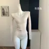 2025 Outono Inicial Novo Estilo Quente e Macio Multiuso Gola V Slim Manga Longa Camiseta Básica de Tricô