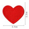 Nuevos Parches de Corazón de Dibujos Animados Termoadhesivos de la Fábrica Original, Parches de Tela Bordados para Zapatos, Ropa, Bolsas, Sombreros, Parches de Bricolaje