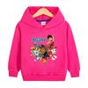 Suéter con capucha de otoño para niños del equipo Wangwang, nueva ropa para niños, top holgado, abrigo atractivo de primavera y otoño para niños