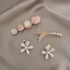 Horquilla de perla con pequeño clip para el pelo, tocado, pinza para el pelo para mujer, popular en línea, nuevo clip lateral, accesorios para el cabello fino de alta gama, venta al por mayor