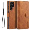 Funda protectora para teléfono móvil Samsung S23 Ultra S22 Ultra funda de cuero retro tipo tarjetero