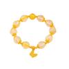 Ansioso por areia de cristal transparente branco lua ágata borboleta pulseira delicada feminina simples Joker fábrica atacado