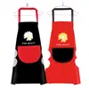Delantal de Cocina Impermeable y a Prueba de Aceite con Dibujos Animados para Hombres y Mujeres, Ropa de Trabajo, Delantal Limpiable a Mano, Modelo de Pareja Anti-Manchas de Aceite