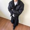 MADEEXTREME Perfil de Invierno Suelto Tecnología Triple Prueba Chaqueta Cálida Chaqueta de Plumas Chaqueta de Aviador para Hombres y Mujeres