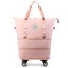 Bolsa de Equipaje con Ruedas para Mujer de Súper Gran Capacidad Plegable Ligera Bolsa de Almacenamiento Rueda Universal Bolsa de Viaje 2024 Nuevo