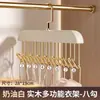 Percha para Camisolas y Ropa Interior, Solución de Almacenamiento para el Hogar y el Dormitorio, Gancho de Madera, Percha con Forma de Ola, Plástico Antideslizante