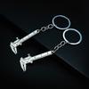 Llavero herramienta de simulación transfronteriza creativo metal llave destornillador martillo llavero colgante coche pequeño regalo