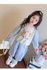 Conjunto de Sudadera para Niñas Primavera y Otoño 2025 Nuevo Set de Dos Piezas de Dibujos Animados para Niños Moda Bebé Moda Lindo Trendy