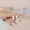 Pendientes de Hilo de la Suerte Yongcheng de Plata Pura S999, Exquisitos y Modernos Estilo Chino de Buena Suerte Anticaída Pendientes Venta al por Mayor Transfronteriza