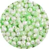 Pulseira de Flor Rosa Gradiente Colorida de ABS com Pérolas Artificiais Contas Soltas Acessórios para Joias DIY Pulseira Colar Feitos à Mão Materiais