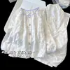 Pijama fofo e doce de coelhinhas, algodão nuvem, conjunto fino de manga longa e calça longa para primavera e outono, roupa de casa infantil