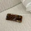 Pasador Cuadrado con Logo de Letra Estilo Coreano Pinza para Media Cola Pinza de Resorte Pinza Superior Pinza Lateral