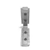 Conector de Ranura de Esquina Integrado Acero Inoxidable 304 Aleación de Zinc Perfil de Aluminio Accesorios Escuadra en L Esquina Estándar Europeo Grueso