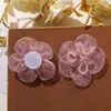 Centros de Mesa de Moda Estilo Coreano con Flores de Cristal, Flores de Cinco Pétalos de Malla de Gipsófila, Pinzas para el Cabello DIY, Accesorios para el Cabello, Ramilletes, Decoraciones para Zapatos y Sombreros, Accesorios para Ropa