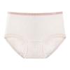 Ropa interior de algodón puro para mujer de los años 60, de cintura media, simple, con color contrastante, entrepierna de algodón, Categoría de ropa interior: Calzoncillos de algodón para bebé, 7A Antibacteriano
