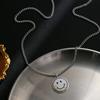 Colar Feminino Longo de Aço Titânio de Alta Qualidade Elegante Leve Luxo Versátil Joia de Celebridade da Internet Sem Desbotamento Joia da Moda