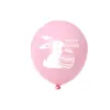 Transfronterizo 12 pulgadas Conejo de Pascua Huevo Globos de Pascua Decoración de Fiesta de Pascua Arreglo de Globos Al por Mayor