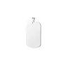 Llavero de Placa de Identificación para Perro de Acero Inoxidable, Hecho de Acero de Titanio, en Blanco Grabado con Láser con Imágenes Personalizadas, Entrega de Muestra Gratuita, en Stock para Envío Inmediato