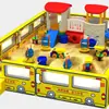 Piscina de Bolinhas Oceano Cercado Infantil Playground Caixa de Areia Transparente Venda Direta Caixa de Areia Sementes de Cássia Forte de Brincar Piscina com Acolchoamento Macio Altura Aumentada