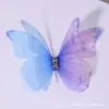 5cm Dupla Camada Estéreo Tule de Fada Asas de Borboleta Feito à Mão DIY Grampo de Cabelo Antigo Acessórios para Penteado Material para Pin Shooting