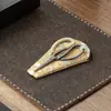 Tijeras de té vintage, Cortador de bolsitas de té, Accesorios para arte del té, Tijeras para tela gruesa con cubierta protectora, Tijeras de té pequeñas de alta calidad