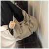 Bolso de Lona de Gran Capacidad para Mujer 2024 Verano Nuevo Estilo Simple Casual Bolso de Hombro Combinable Bolso Tote de Alta Gama