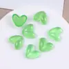 Funda Transparente para Teléfono Móvil Color Macarrón Brillante Forma de Corazón Parche Pasador Accesorios para Diadema Joyería Hecha a Mano DIY Accesorios
