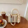 Essenciais de Trabalho Super Quentes Bolsa Pequena de Mão Feminina 2026 Nova Cor de Verão Color Block Bolsa de Ombro Único Bolsa Tote Transversal para o Trabalho