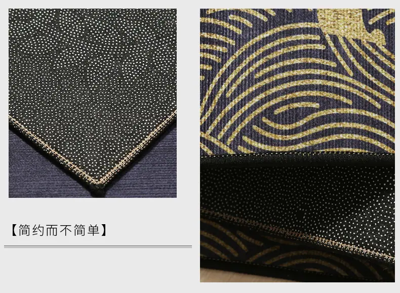 新中式地垫进门入户门口家用客厅门厅卧室地毯防滑吸水卫生间门垫
