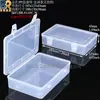 Caja de plástico transparente para accesorios de somier, caja de almacenamiento para piezas de baterías, caja de clasificación de herramientas