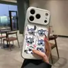 Estojo de Quebra-Cabeça Stitch Adequado para iPhone 17, Estilo Europeu e Americano 15 Pro Max Capa de Telefone, Apple 16 Pro à Prova de Choque 14 Design de Nicho