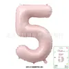 Globos Digitales de Tarjeta de 40 pulgadas Cubierta Dura Envueltos Individualmente Tarjeta de Papel Globos de Papel de Aluminio Globos de Decoración para Fiesta de Cumpleaños Venta al por Mayor