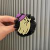 Pinza para el pelo de Halloween, calabaza, fantasma, demonio, divertida, para la cabeza, para fiesta infantil, disfraz, tarjeta de malla de dibujos animados, accesorios para el cabello