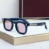 Devaux Moda Transfronteriza Estilo Japonés Gafas de Sol Hechas a Mano Cuadradas Retro Gafas de Sol Hip-Hop Material de Fibra de Acetato Jm