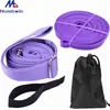 Fitness de yoga com resistência com puxador de porta toalha alongamento com anel elástico 2080 voltas 3 m puxar tendão com pano de porta embalagem