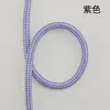 Cuerda Redonda de Poliéster con Núcleo de Paracord de 6 mm Cuerda para Trenzado Hecho a Mano DIY Cuerda de Amarre Fuerte Resistente al Desgaste de Colores Soporte para Personalización