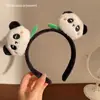 Faixa de Cabelo de Panda Desenho Animado Fofo Especial para Lavar o Rosto de Mulheres Faixa de Cabelo com Prensa Celebridade da Internet 2025 Novo Cartão de Cabelo Acessório de Cabeça