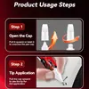 El Bolígrafo Reparador de Pintura para Coche Específico para Vehículos Kineshinex es Adecuado para Accesorios de Reparación de Rayones en Pintura en Negro, Rojo y Platino