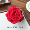 Presilha de Cabelo Plástica Camélia da Primavera com Design de Flor de Rosa Seca, Acessório de Cabelo de Luxo para Mulheres, Presilha para Meio Preso
