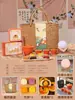 Caja de regalo de pasteles de luna para el Festival de Medio Otoño para empleados y clientes, recuerdo de empresa práctico y creativo estilo chino