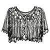 Vestido de Fiesta de los Años 20 Amazon Collar de Perlas Listo para Usar Pulsera Tocado Chal Producto Individual para Mujer