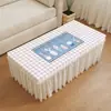 Mantel para Mesa de Centro Impermeable y a Prueba de Aceite Cubierta de Tela Cubierta Todo Incluido Cubierta Fea para Mesa de Centro Lujo Accesible Escandinavo Mantel de Alta Gama Nuevo Estilo
