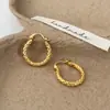 Pendientes Geométricos de Moda Simple Europea y Americana, Lujo Ligero, con un Toque de Alta Gama, Diseño Único, Chapados en Cobre con Oro Real, Pendientes para Mujer