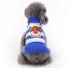 Suéter para Perro Grande Teddy VIP Año Nuevo Navidad Ropa para Mascota Alce Rayado Suéter para Mascota Suéter de Reno Navideño