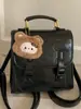 Mochila de Viagem Retro Estilo Britânico para Mulheres Inverno 2025 Nova de Aparência Elegante Simples Casual para Passeio