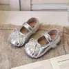 Zapatos Planos Retro Mary Jane de Suela Blanda para Niñas 2026 Primavera/Otoño Nuevos Zapatos de Cuero con Lazo Estilo Ballet Zapatos de Princesa