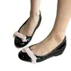Zapatos estilo nuevo con moño y punta redonda 2026 primavera y otoño dulces zapatos Mary Jane con plataforma interna para mujer, adecuados para chicas petite