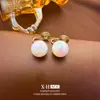 Brincos de Clipe Elegantes e Luxuosos para Bobina de Mosquito para Mulheres Sem Furos nas Orelhas, Brincos de Moda Exquisitos e Versáteis, Brincos Personalizados de Alta Qualidade para Atacado