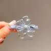 Elegante y exquisita flor de perla hecha a mano con cuentas, dulce pinza para el pelo, accesorio para el pelo de pinza de pato, adorno de pelo elegante
